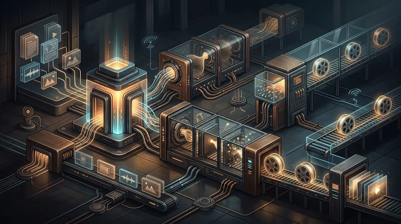 Illustration: A practical AI video API workflow