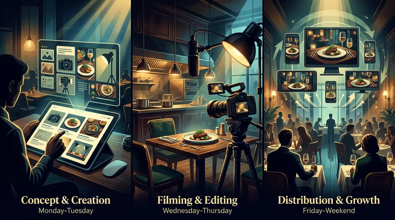 Illustration: A practical weekly workflow