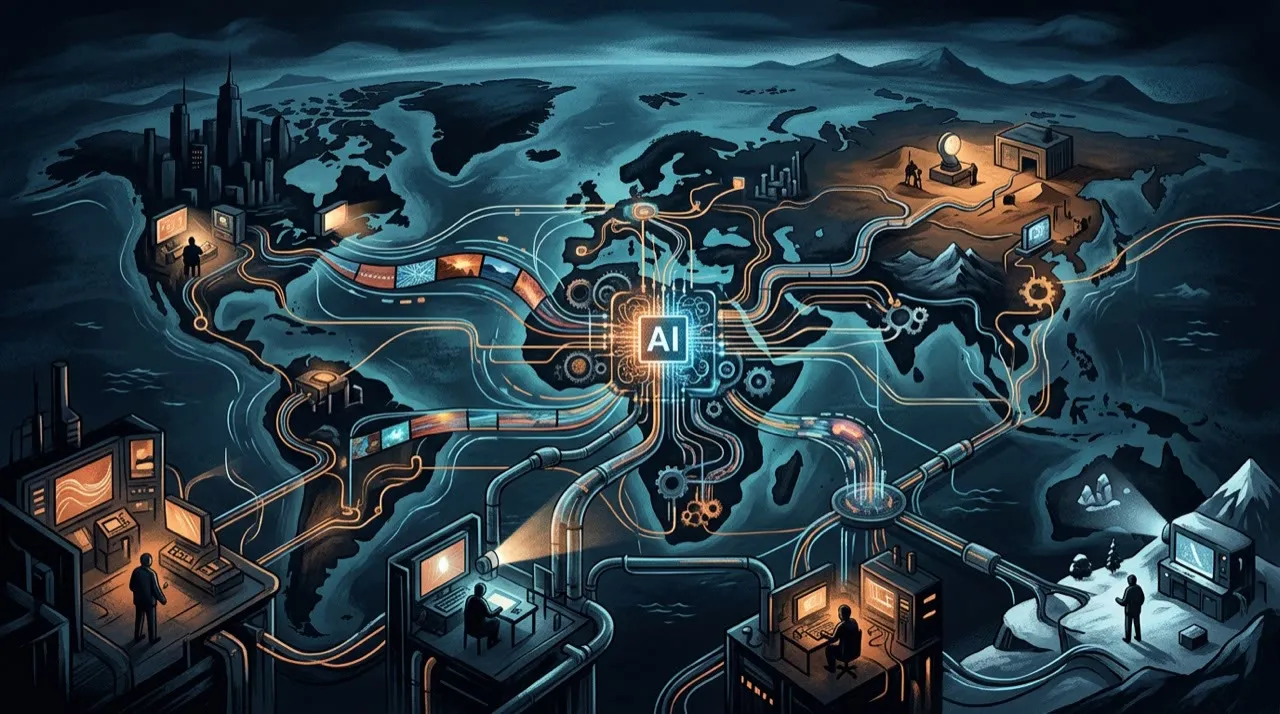 Illustration: The global production workflow