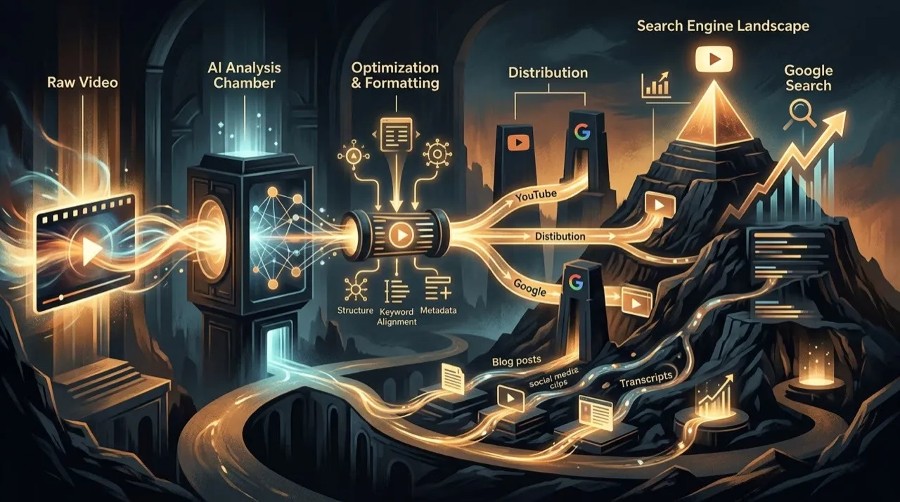 Illustration: A publishing workflow that does not waste the video