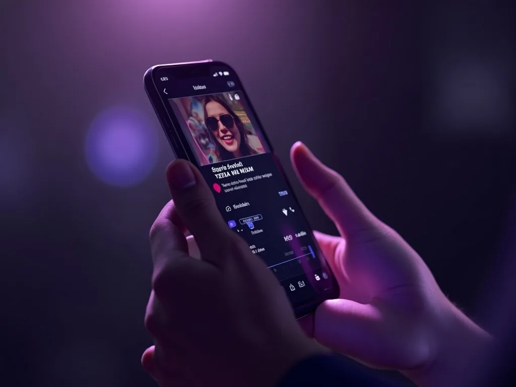 A rapid vertical clip with bold captions playing on a phone